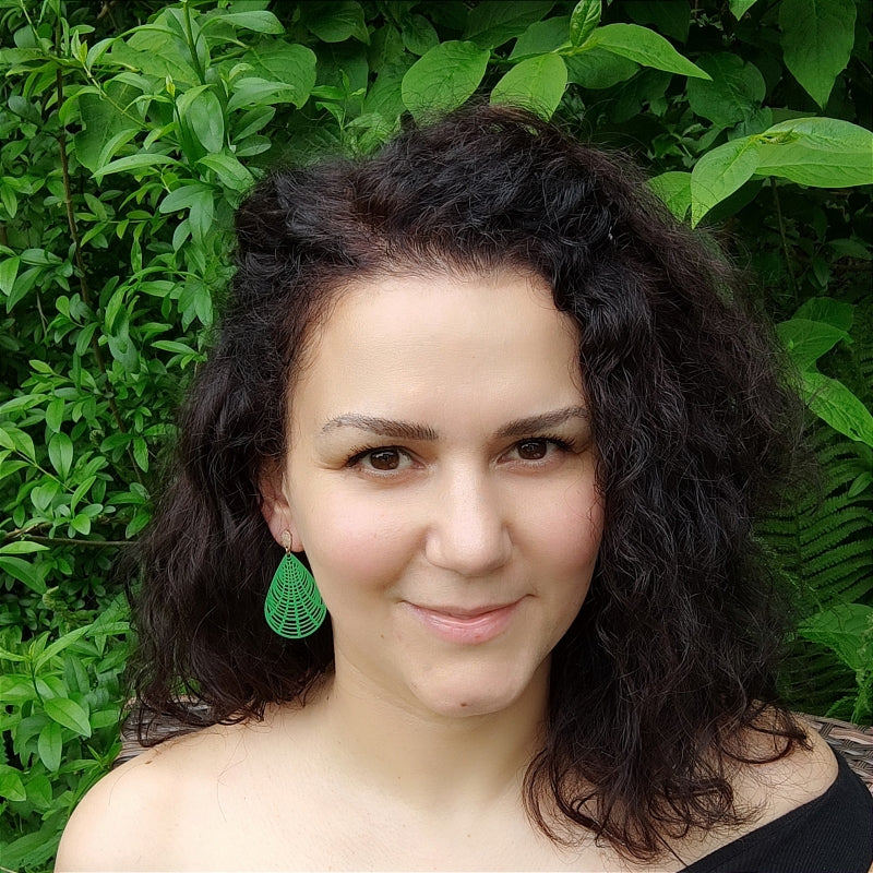 Ohrring Hanna grün