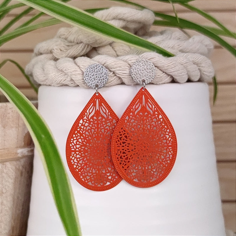 Ohrring Mila Orange