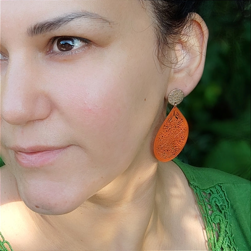 Ohrring Mila Orange