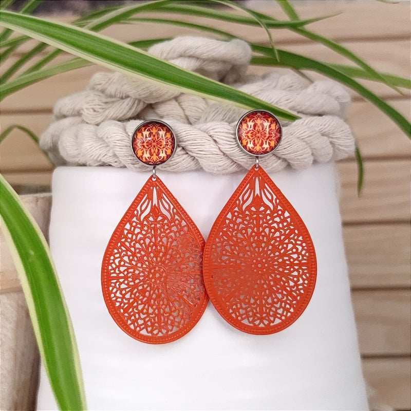 Ohrring Mila Orange