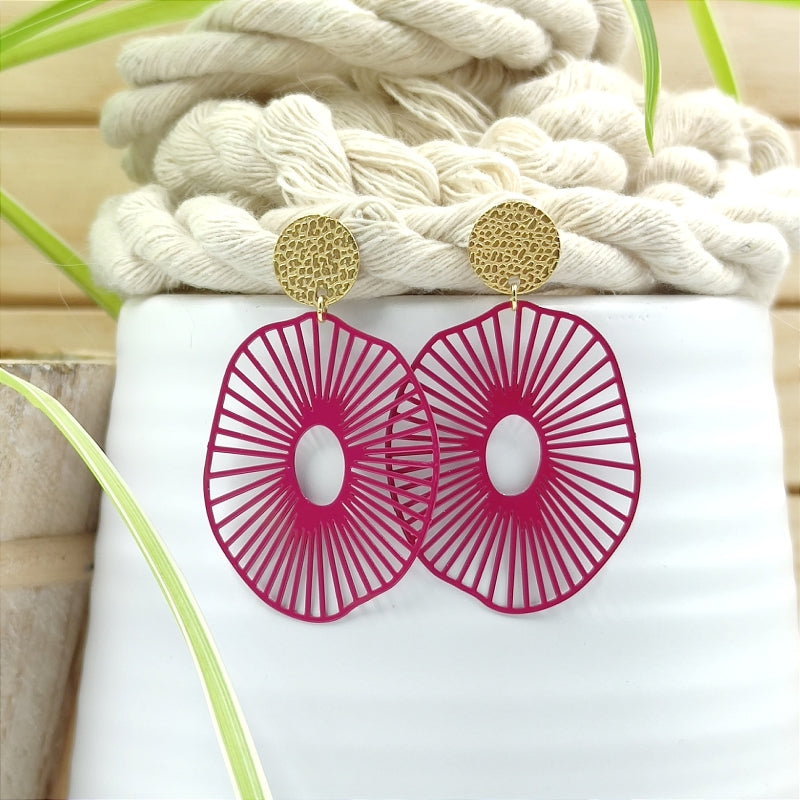 Ohrring Summer fuchsia - pink