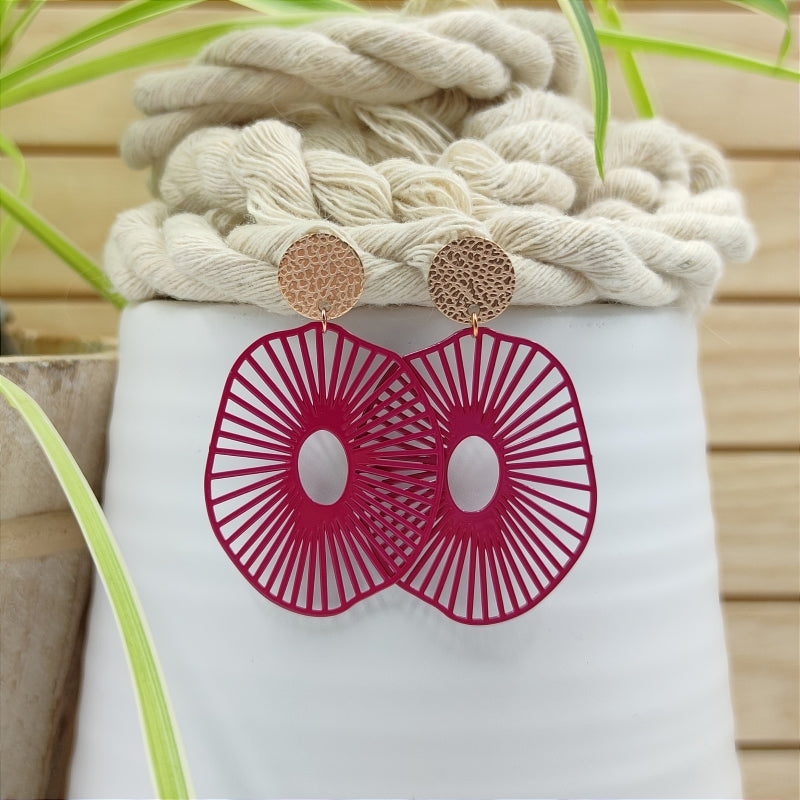 Ohrring Summer fuchsia - pink