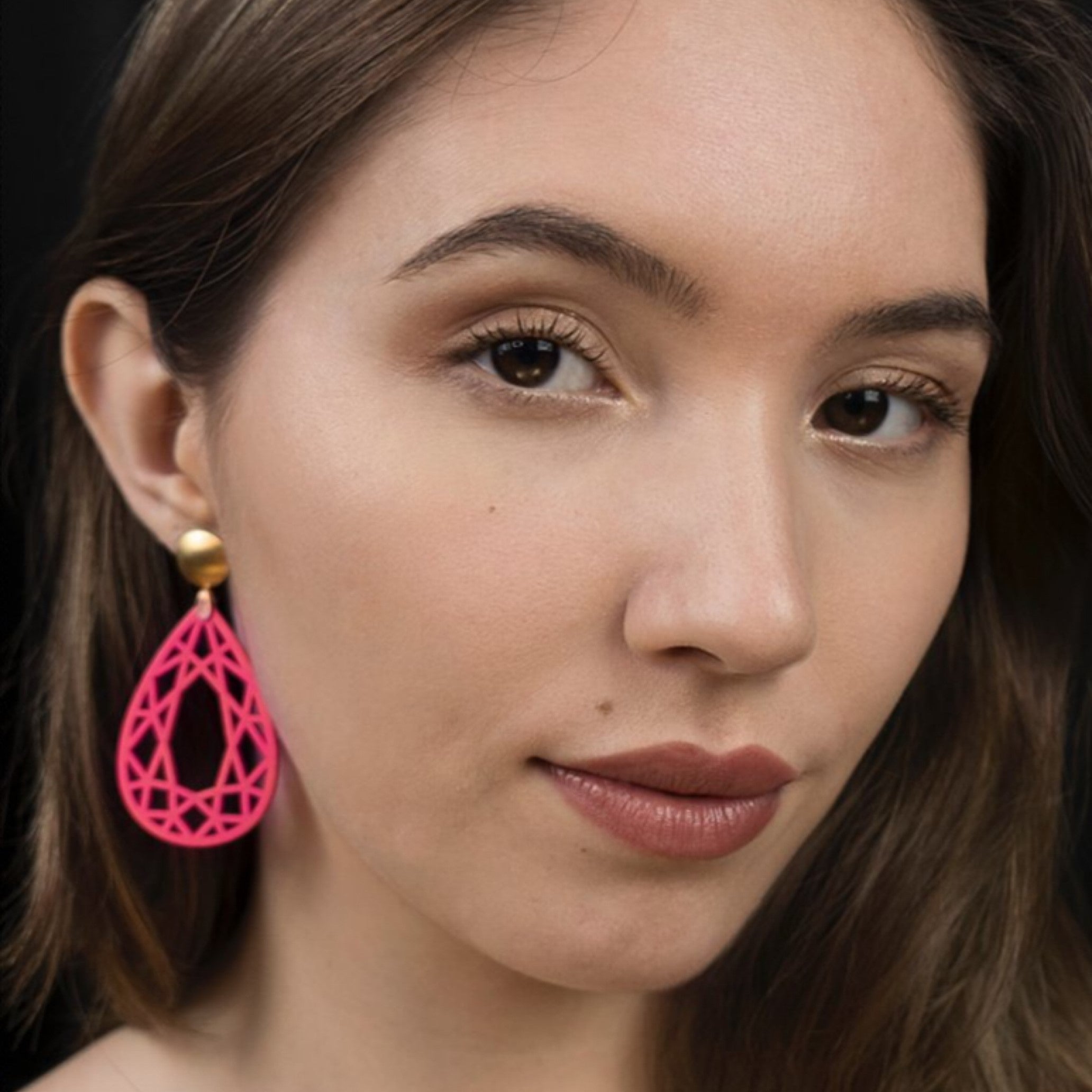 Ohrring Caro pink
