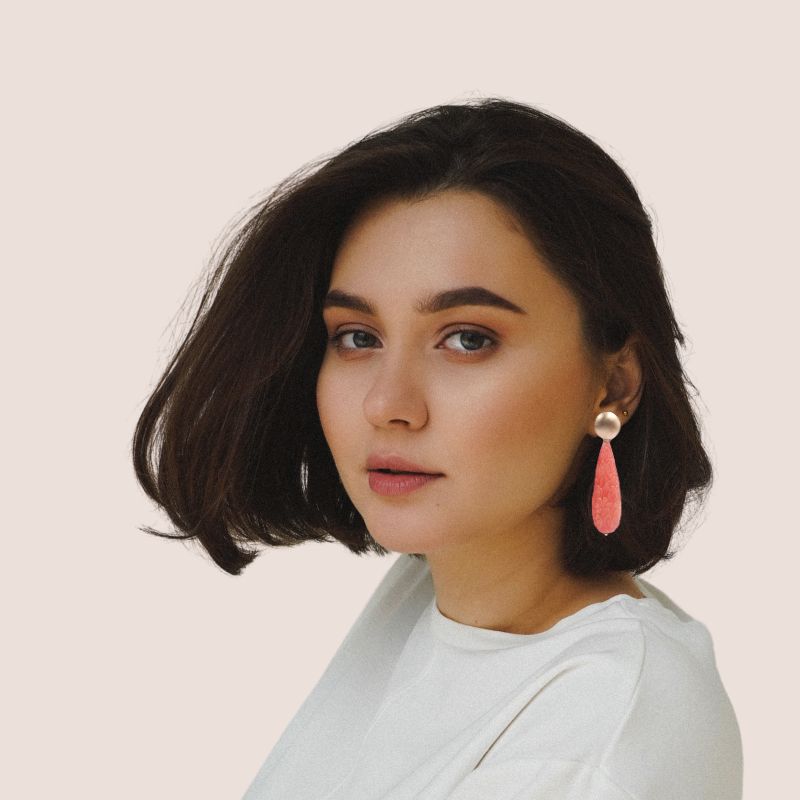 Ohrring Clara lachs