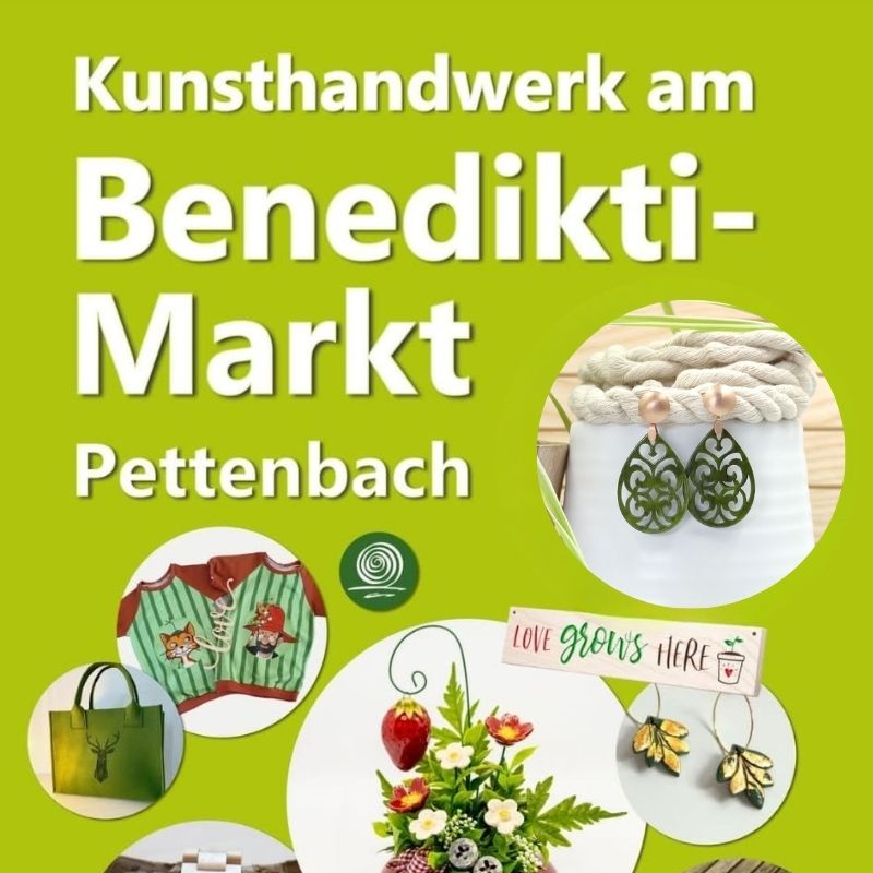 LeFah Design nimmt teil am Kunsthandwerksmarkt in Pettenbach am Benedikti Markt mit ihren schönen Ohrringen