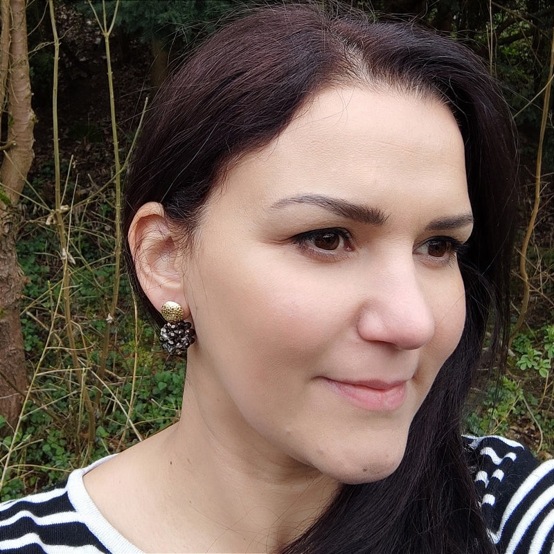Ohrring Luisa blau