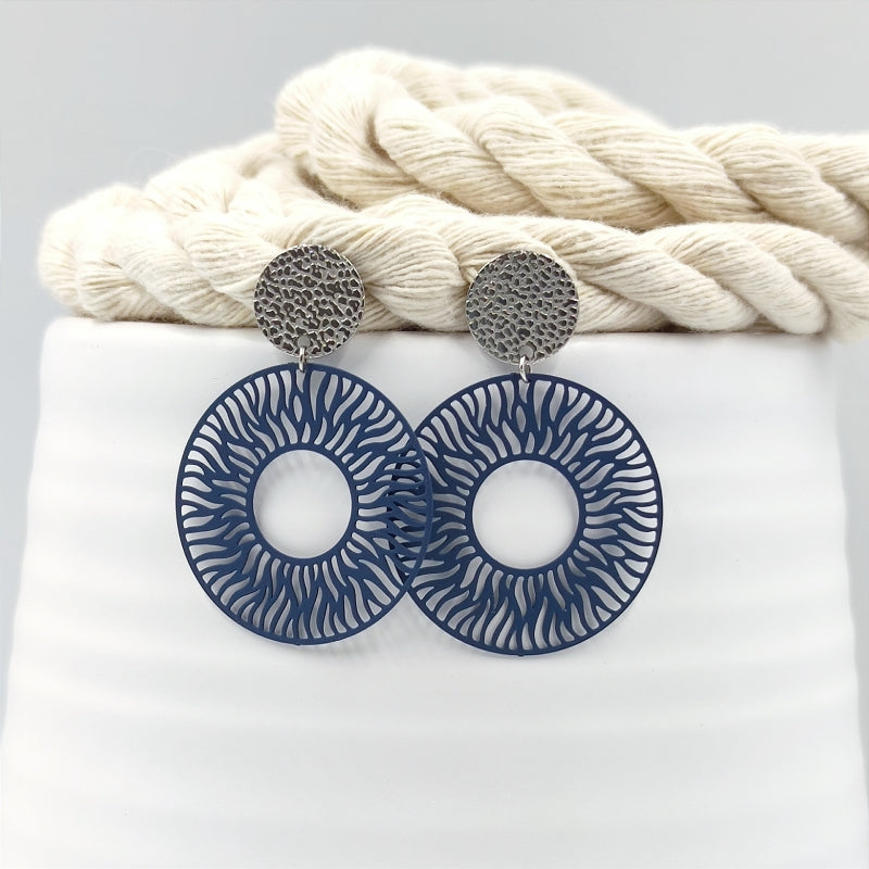 Ohrring Zara blau