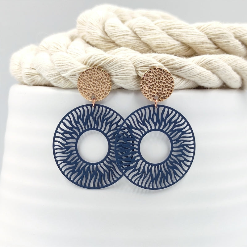 Ohrring Zara blau