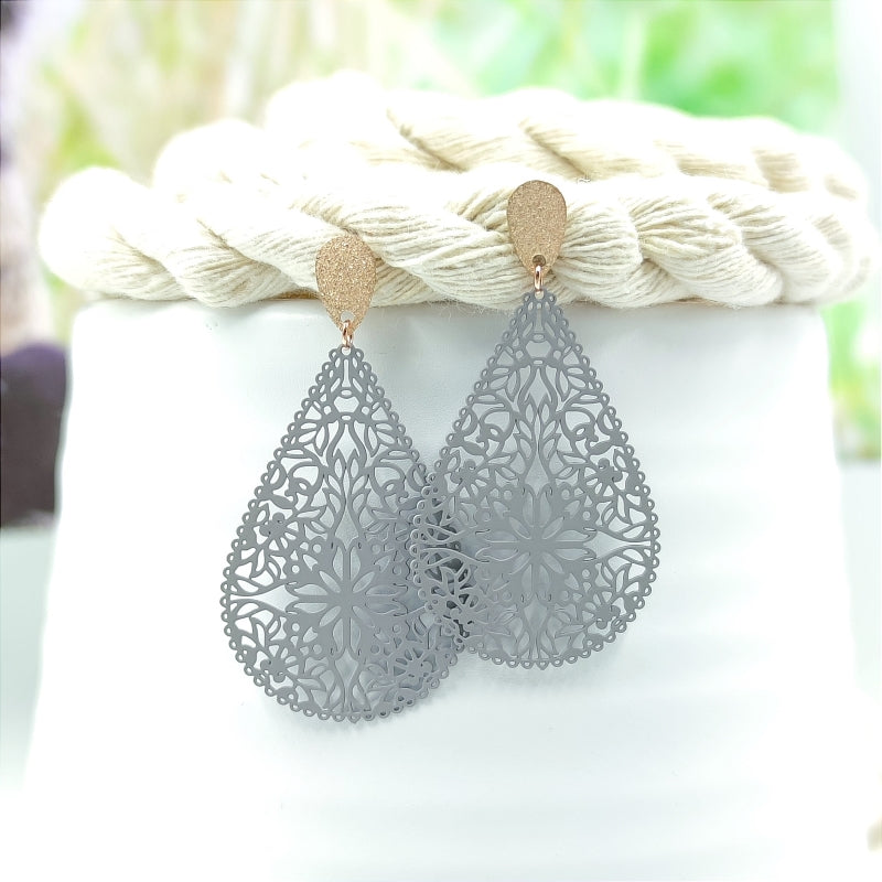 Ohrring Sophia Light Grey/grau