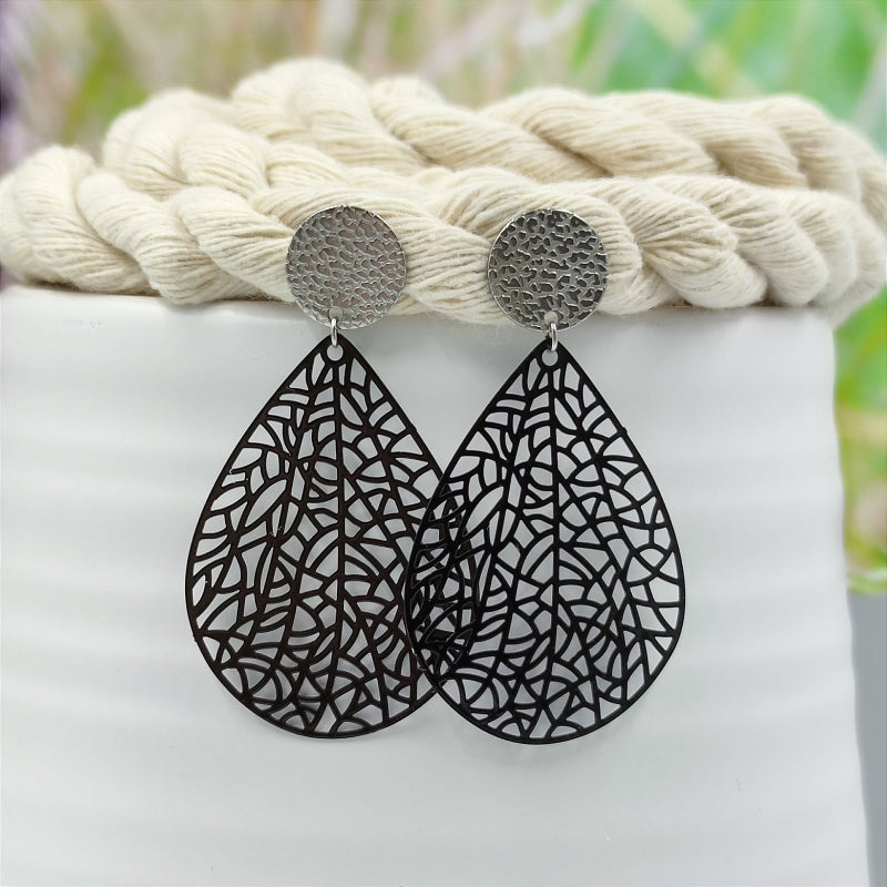 Ohrring Anika schwarz