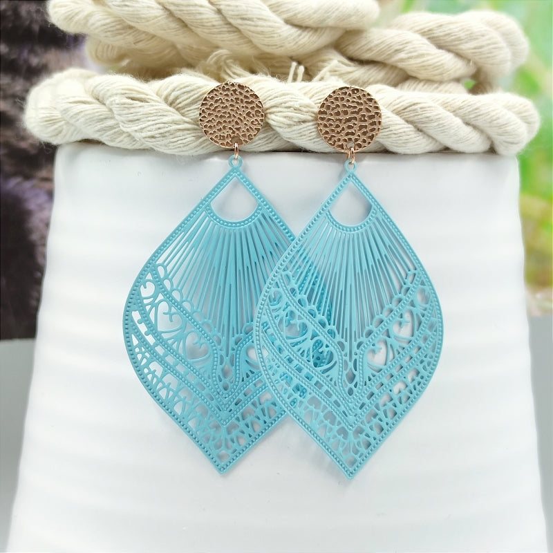 Ohrring Laila hell blau