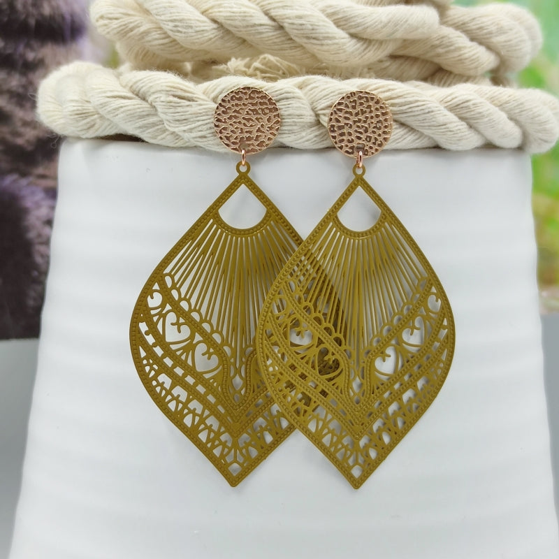 Ohrring Laila cognac