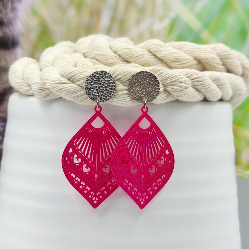 Ohrring kleine Laila Pink