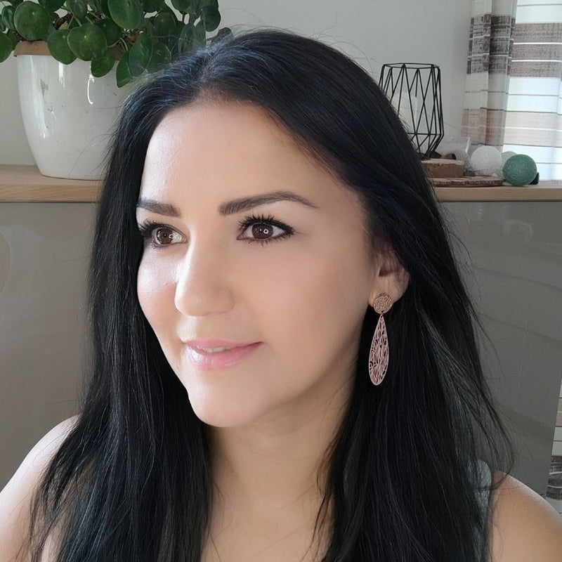 Ohrring Larissa rosa