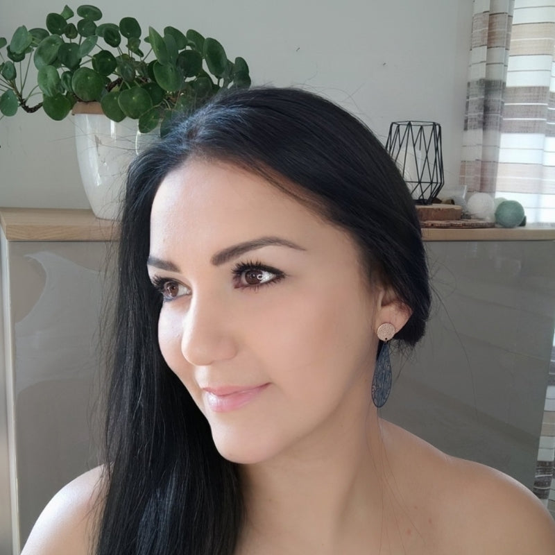 Ohrring Larissa blau
