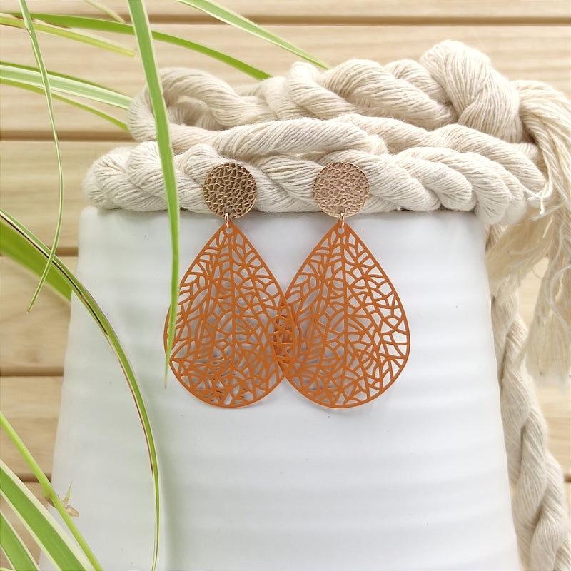 Ohrring Anika orange