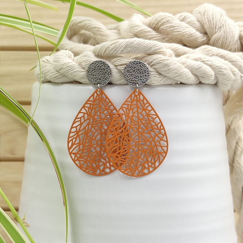 Ohrring Anika orange