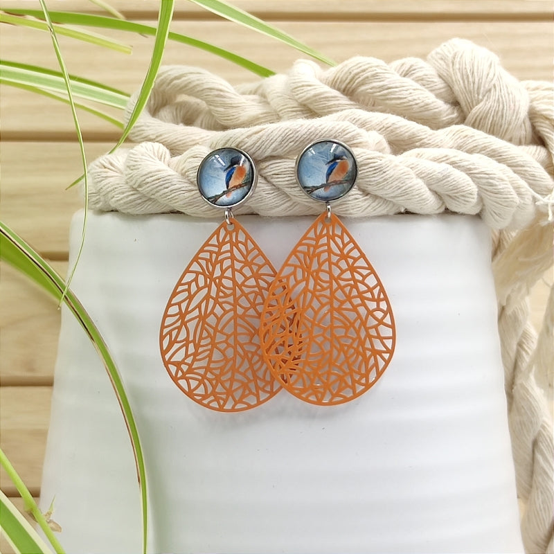 Ohrring Anika orange