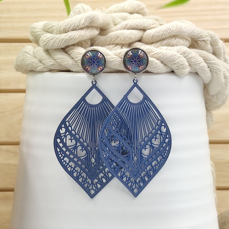 Ohrring Laila Montana blau