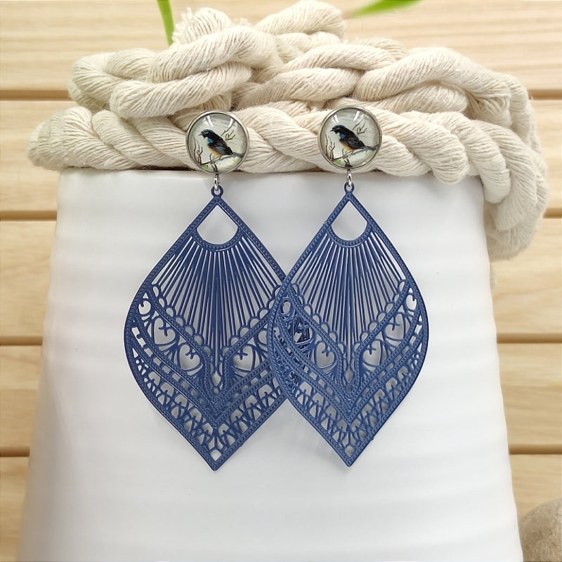 Ohrring Laila Montana blau