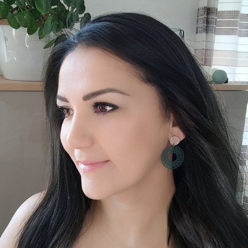 Ohrring Zara grün