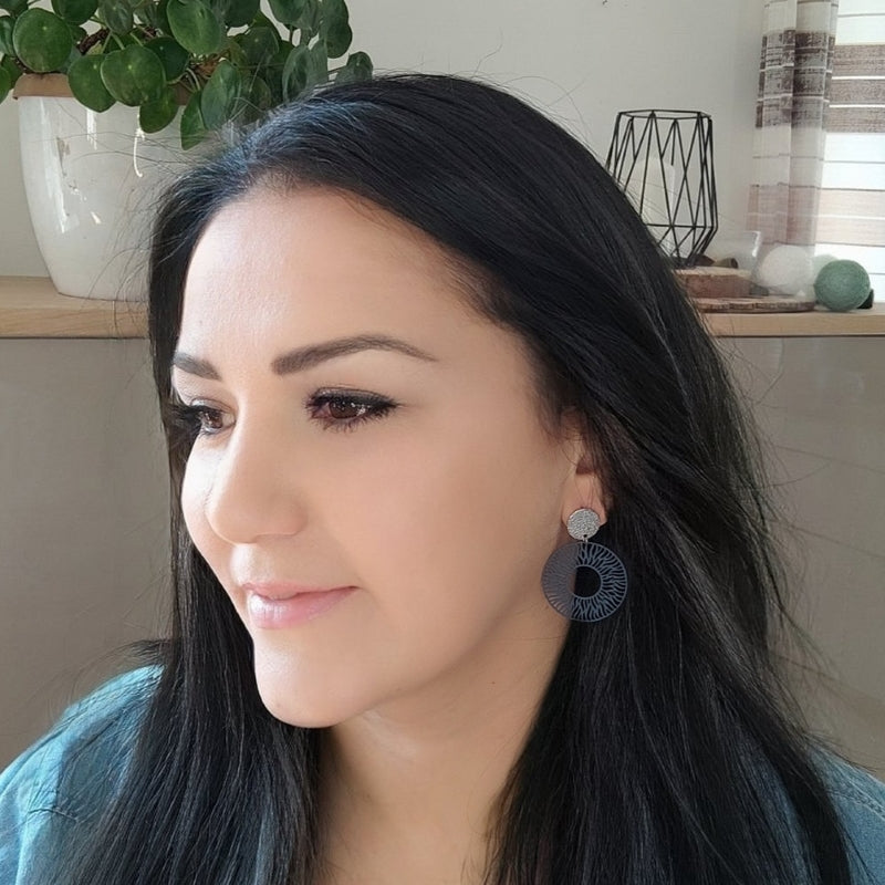 Ohrring Zara blau